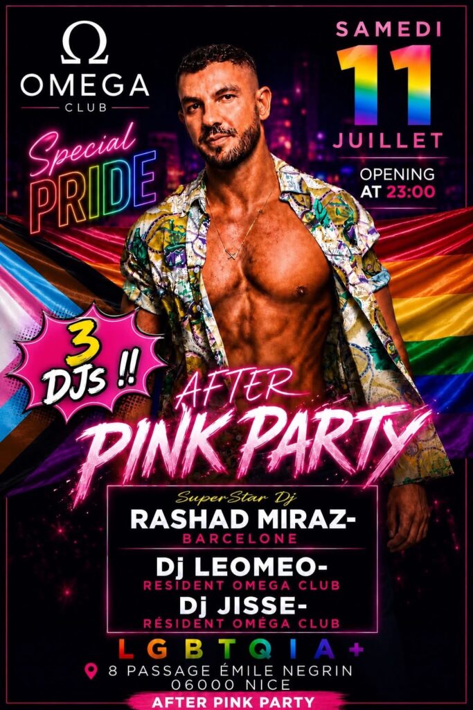 SPÉCIAL PRIDE – AFTER PINK PARTY